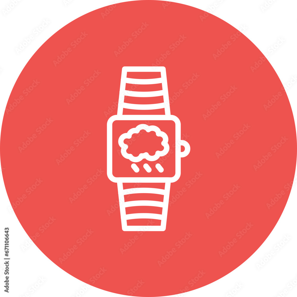 Smartwatch Weather Icon