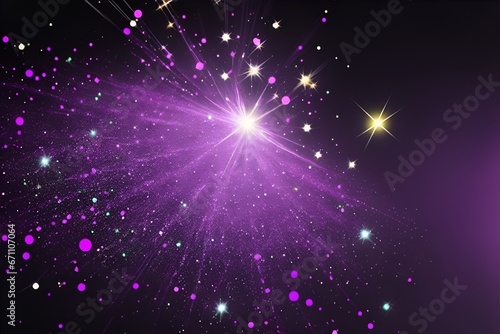 Purple giltter abstract background  horizontal composition
