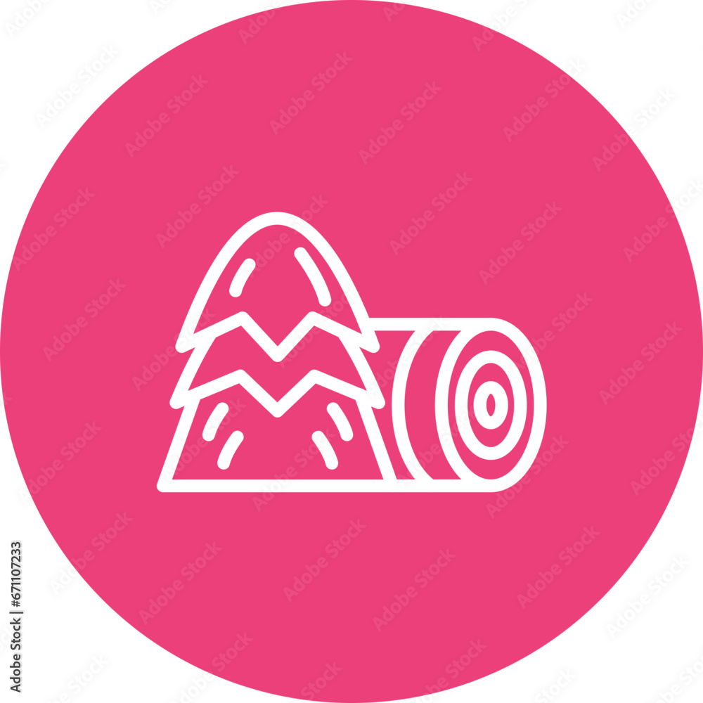 Hay Bale Icon Hay Bale Icon