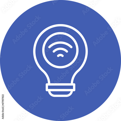 Smart Bulb Icon