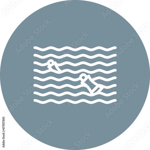 Water Pollution Icon