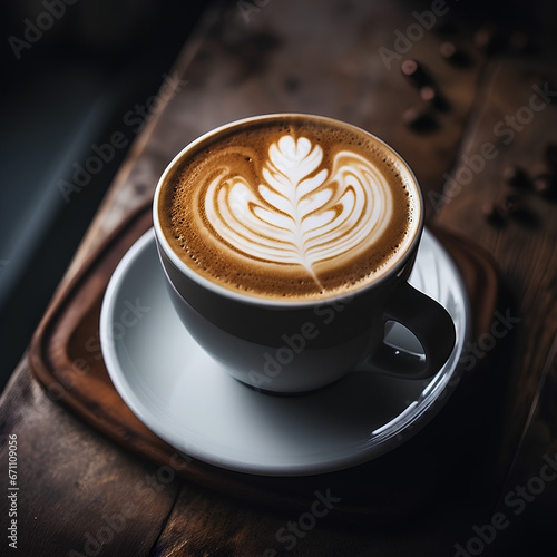 hot cup of coffee, generative ai, 