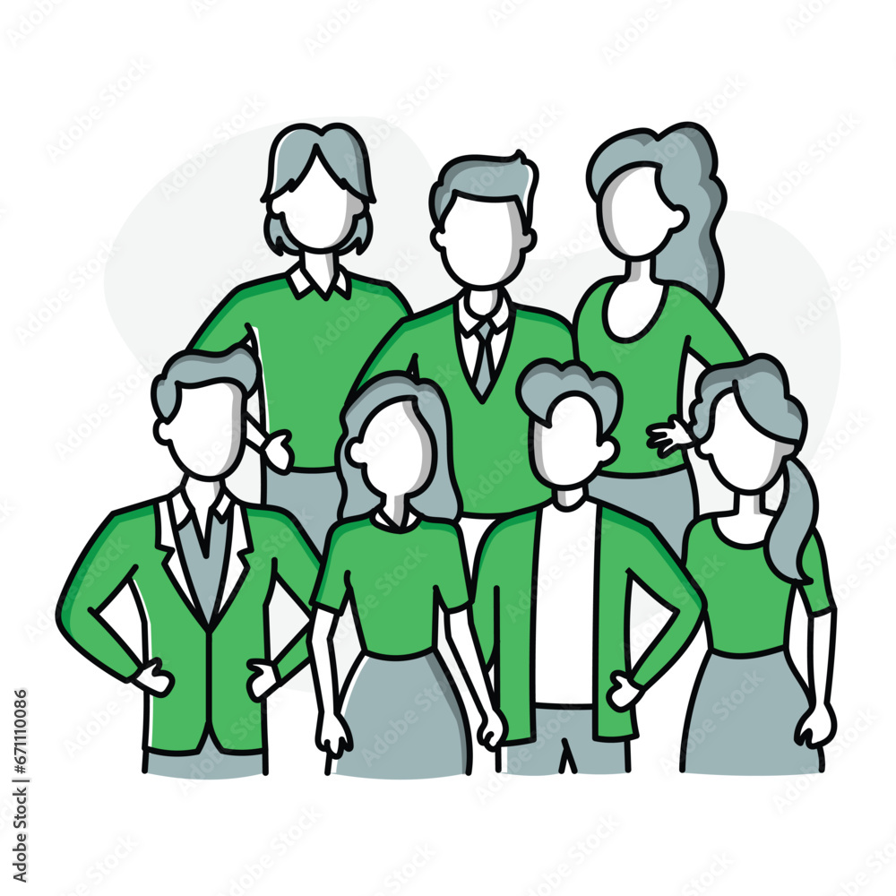Diversity Icon. A group of 7 people icon with different skin tones, genders, and abilities to represent diversity, inclusion, and belonging. Diversity Icon. A group of 7 people icon with different skin tones, genders, and abilities to represent diversity, inclusion, and belonging.