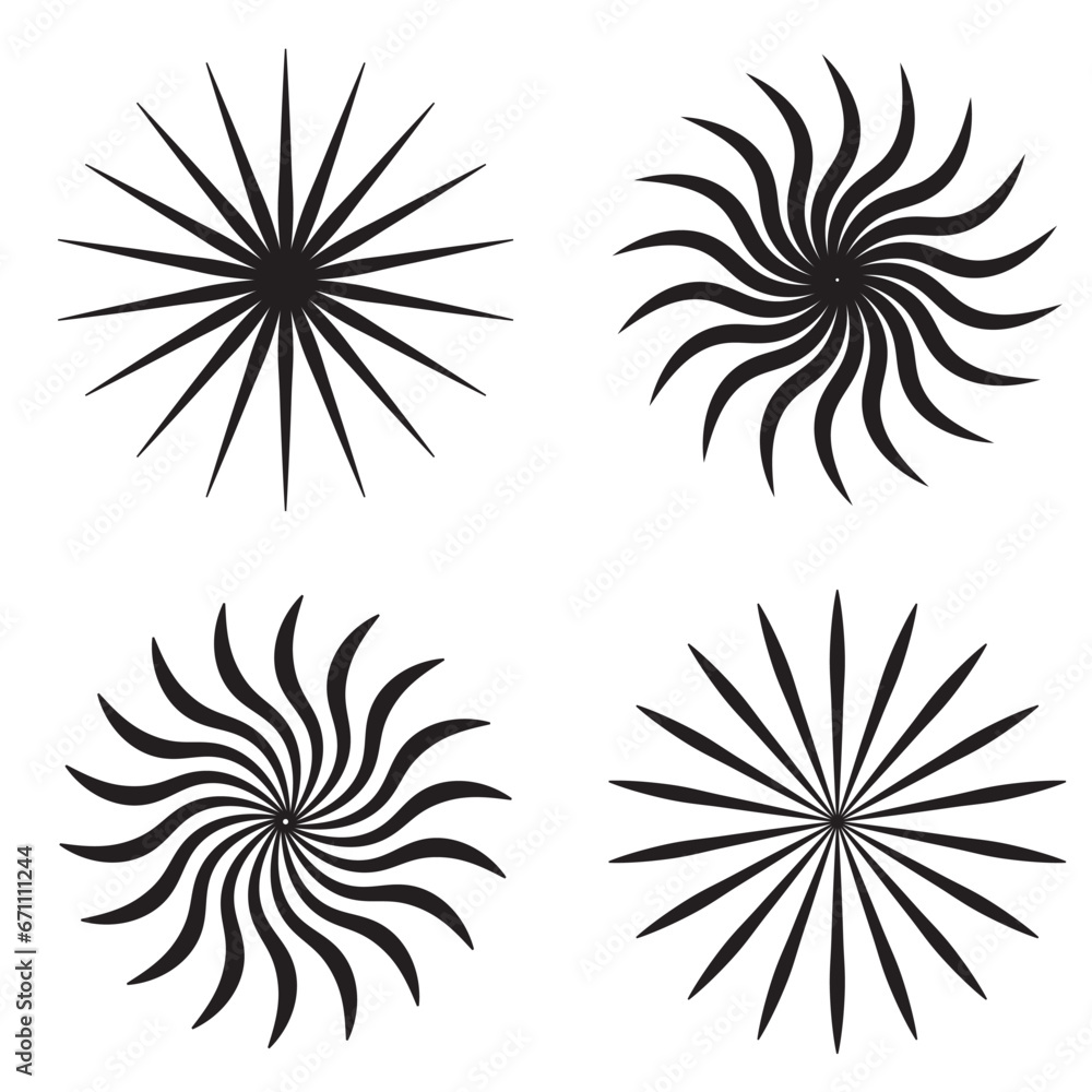 Black and white abstract Background with Sunlight. Vector Illustration. Black and white abstract Background with Sunlight. Vector Illustration.