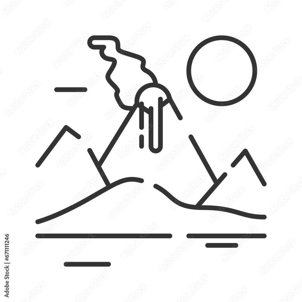 Fototapeta premium Volcano