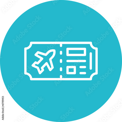 Flight Ticket Icon