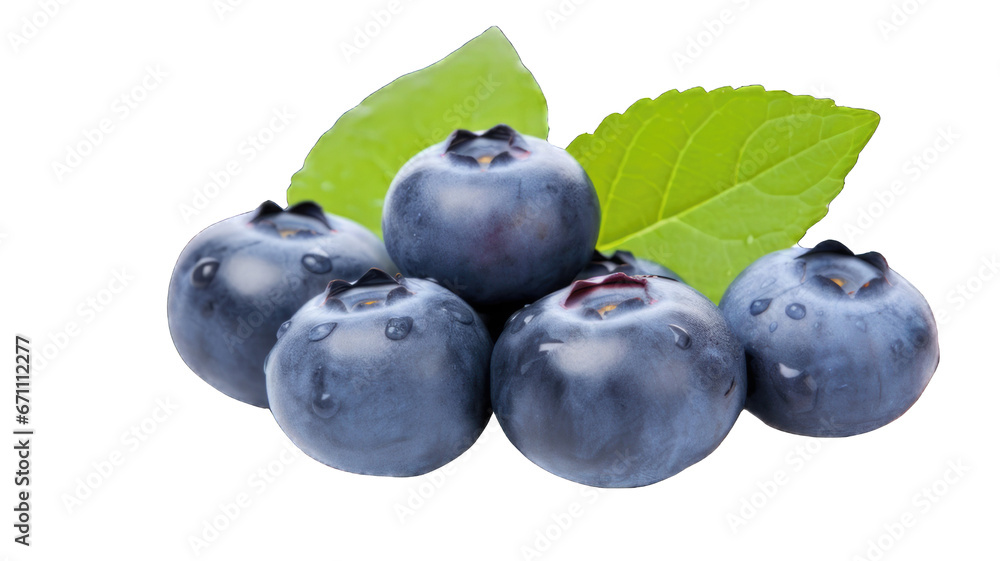 Fresh blueberry isolated on white background. Fresh blueberry isolated on white background.