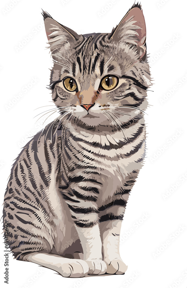 Obraz premium Cartoon Cat