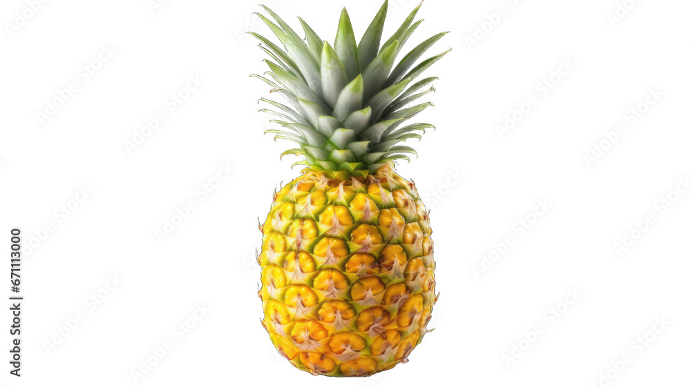 Fresh pineapple isolated on white background. Fresh pineapple isolated on white background.