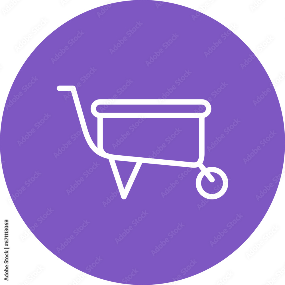Wheelbarrow Icon Wheelbarrow Icon