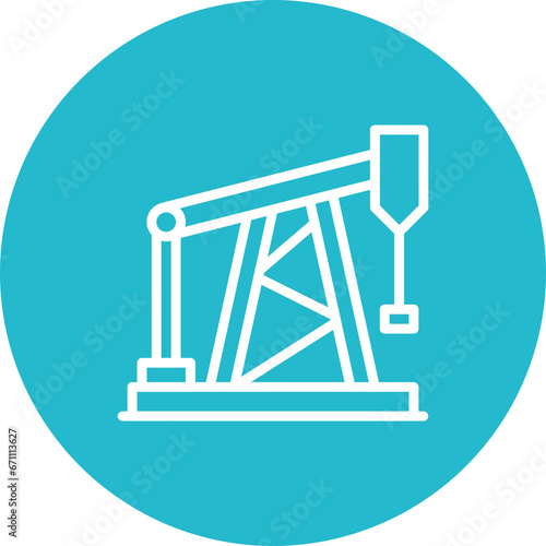 Drilling Oil Icon © IconVerse