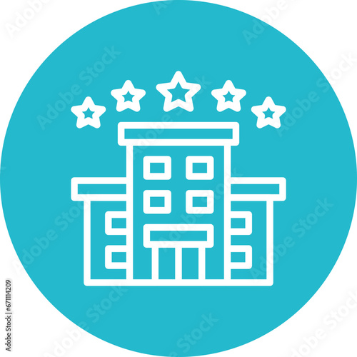 5 Star Hotel Icon