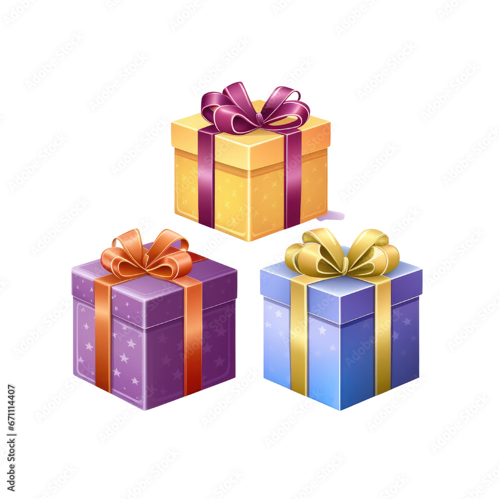 gift box transparent background png 3D gift box transparent background png 3D