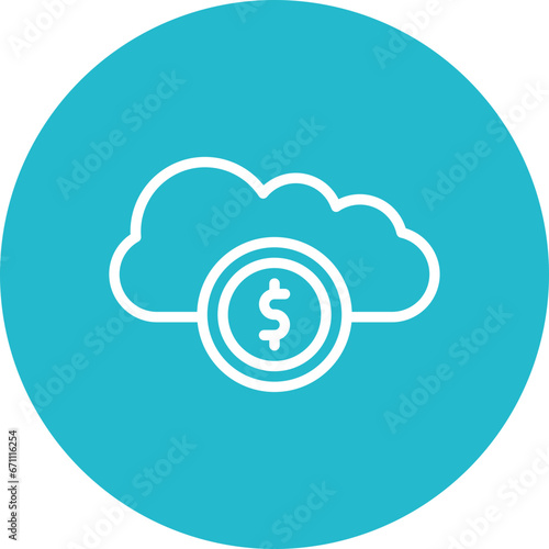 Cloud Money Icon