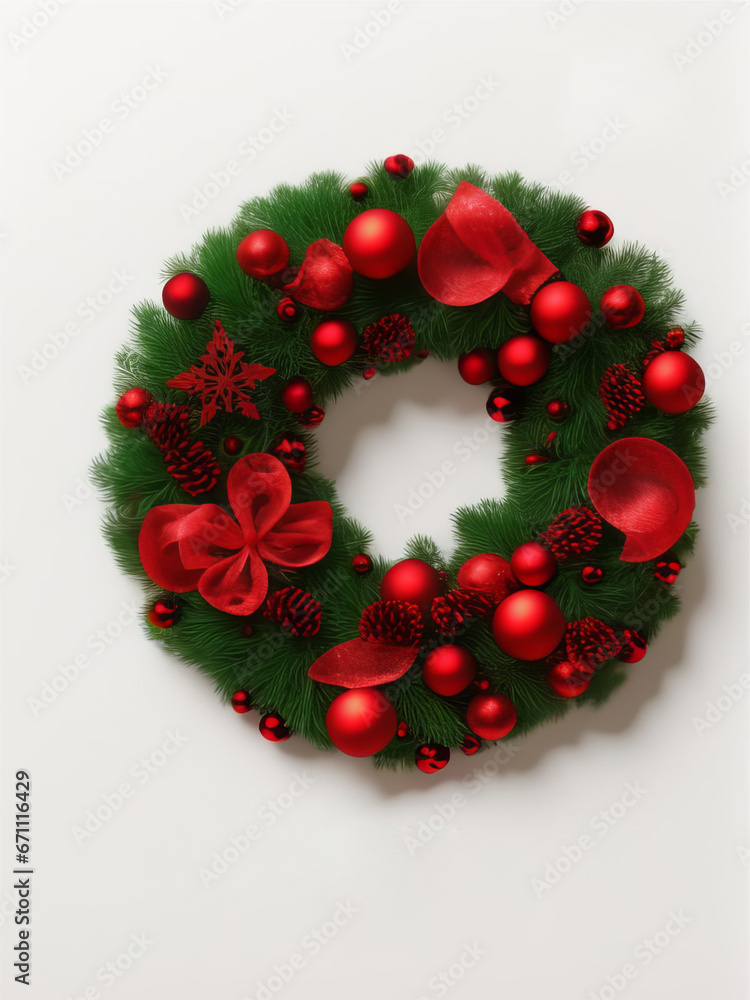 Christmas design on a white background Christmas design on a white background