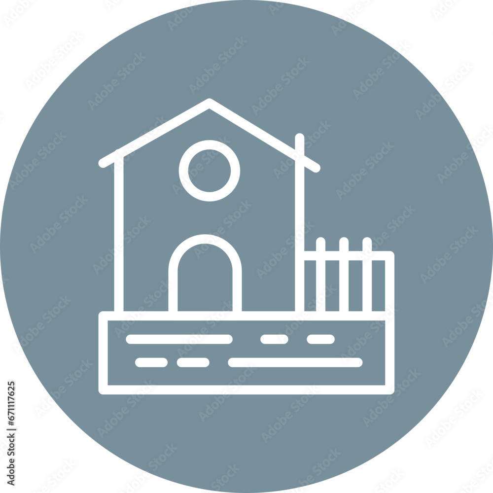 Fototapeta premium Cottage Icon