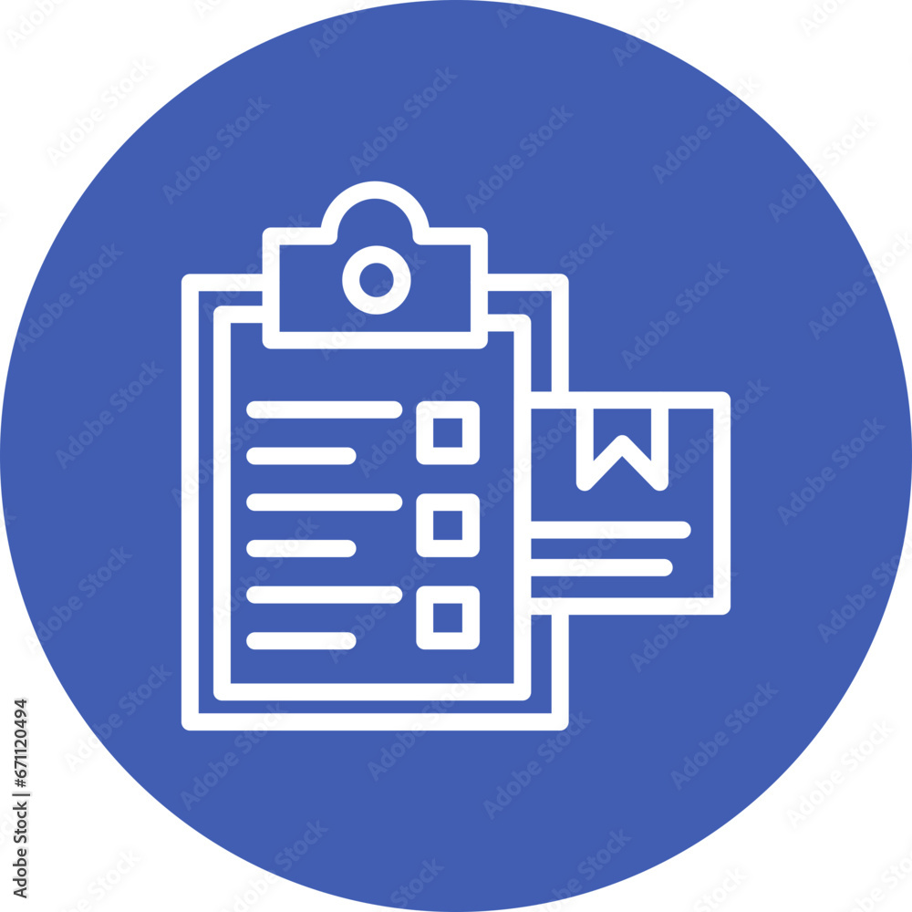 Delivery Box List Icon Delivery Box List Icon