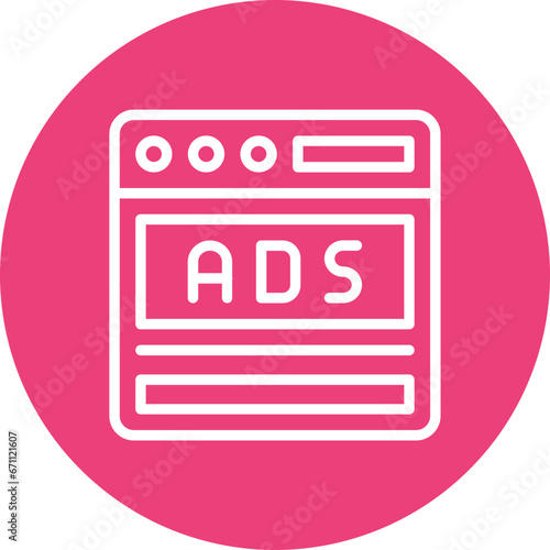 Online Ads Icon