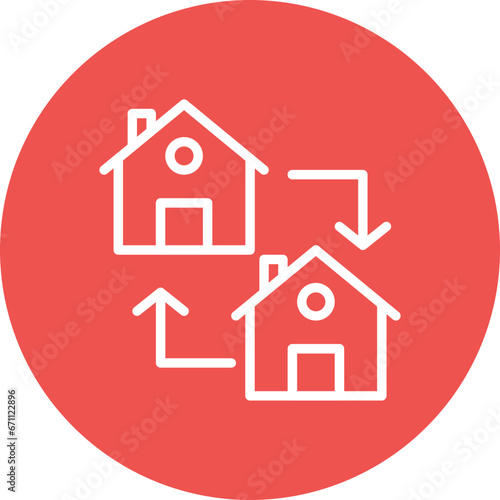 House Exchange Icon