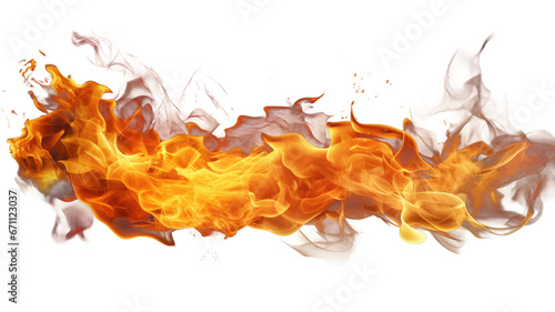 fire flame isolated on transparent background