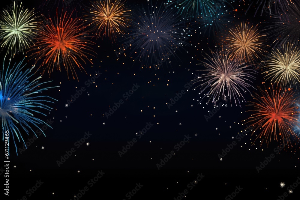 abstract fireworks background and free space for text. abstract fireworks background and free space for text.
