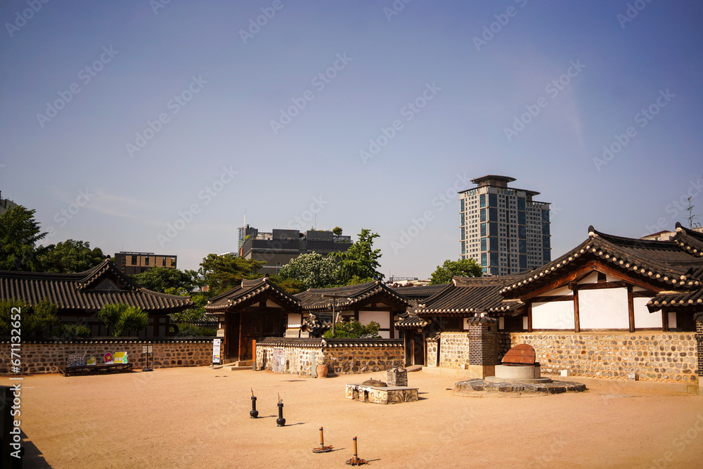 Traditional korean house in Seoul