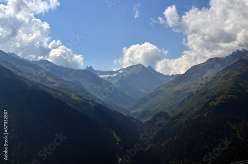 Austrian Alps mountains