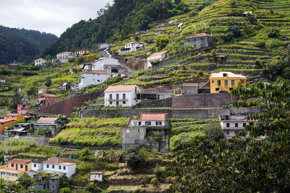 village in the mountains of Madeira, Portugal