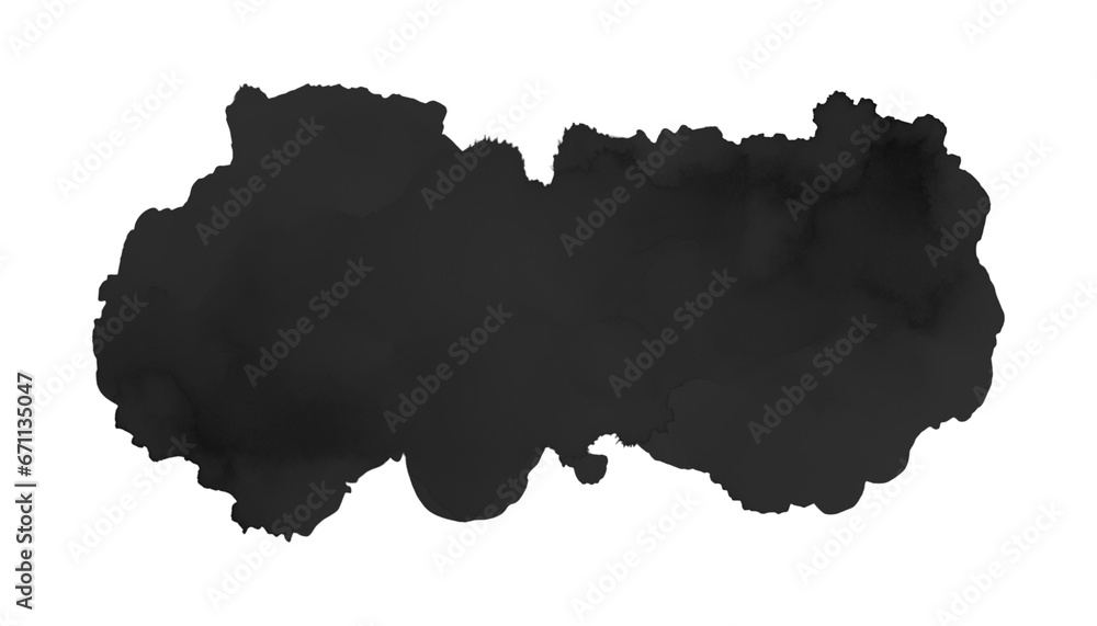 splat black ink isolated on transparent background cutout splat black ink isolated on transparent background cutout