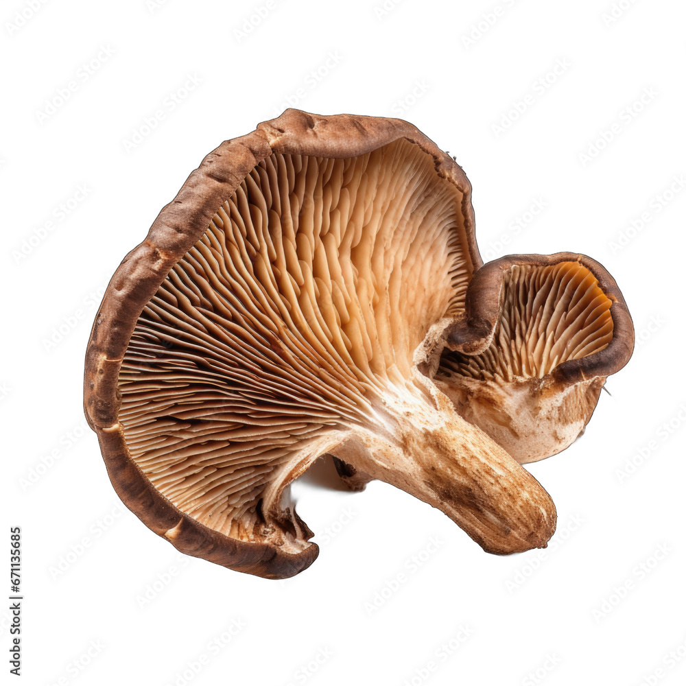 Dried Porcini mushroom isolated Dried Porcini mushroom isolated