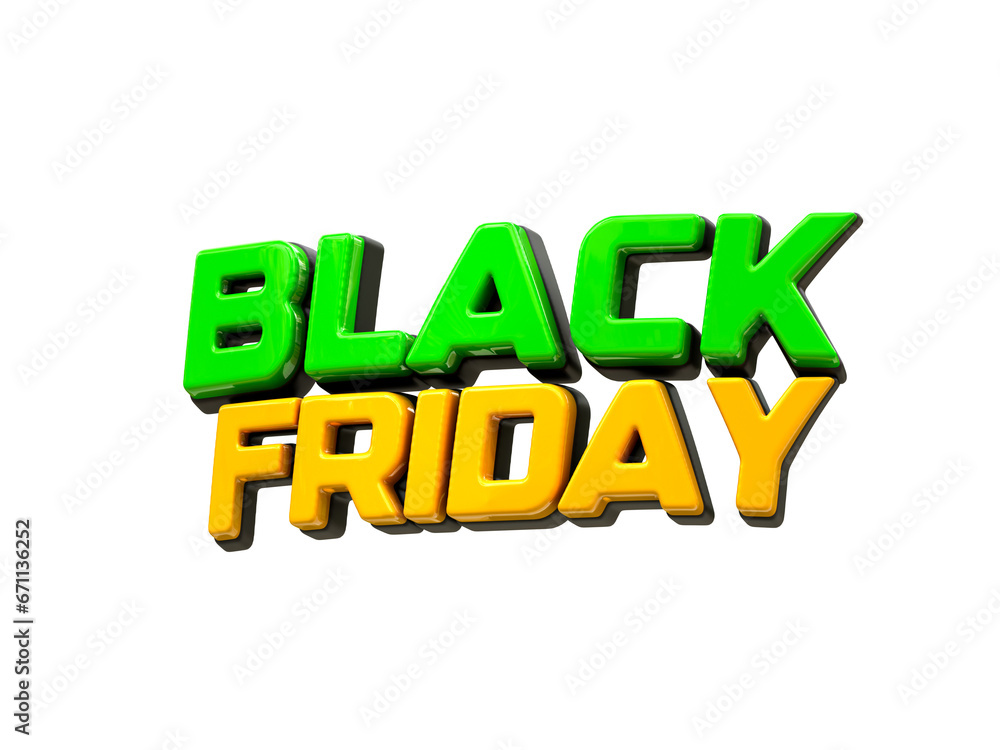 Black friday sale 3d text style effect Label design Black friday 3d realistic render Black friday sale 3d text style effect Label design Black friday 3d realistic render