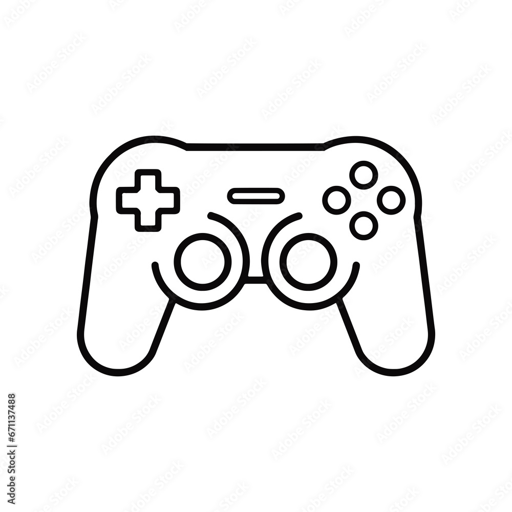 Gamepad icon. Game controller, joystick Gamepad icon. Game controller, joystick