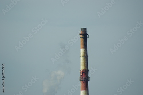 Smoke from chimney
