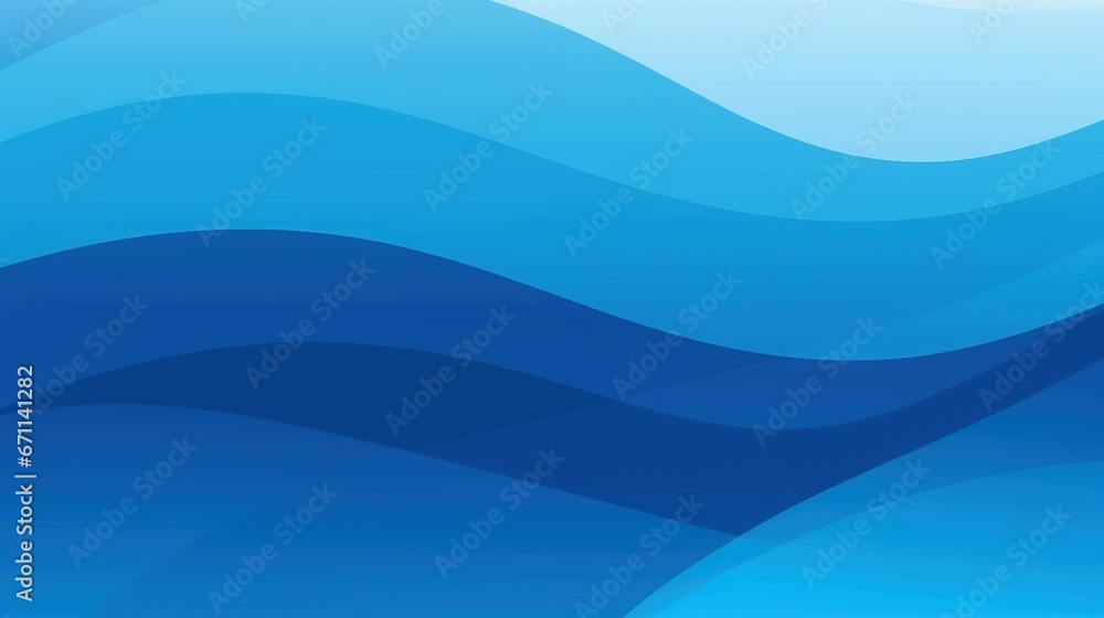 Blue wave abstract lines curve background