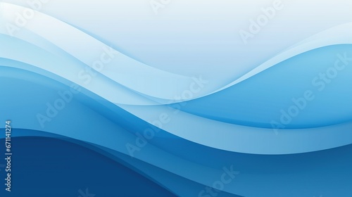 Blue wave abstract lines curve background © LaxmiOwl