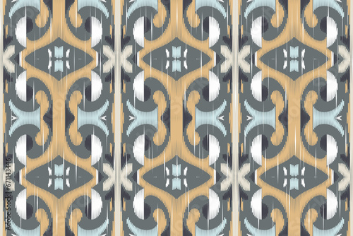 Ikat Damask Paisley Embroidery Background. Ikat Chevron Geometric Ethnic Oriental Pattern Traditional. Ikat Aztec Style Abstract Design for Print Texture,fabric,saree,sari,carpet.