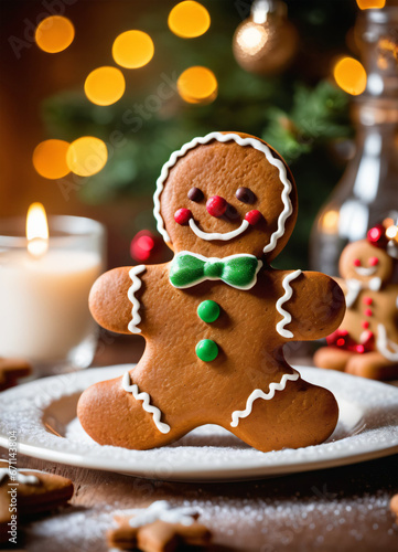 Photo of the Christmas Gibgerbread man cookies