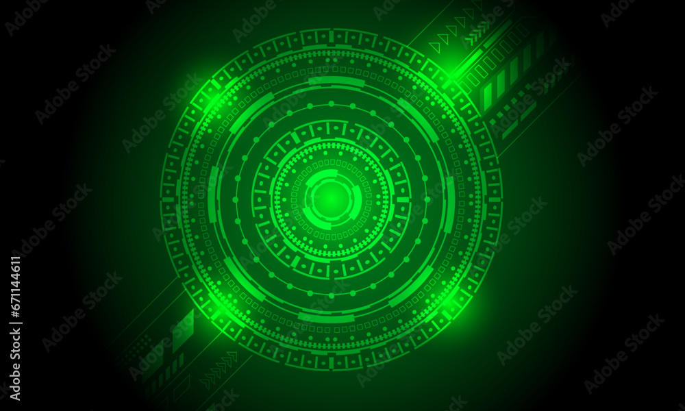 green circles circuit high tech technology connecting network abstract background green circles circuit high tech technology connecting network abstract background