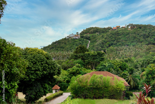 Tableau sur toile Panorama of beautiful countryside