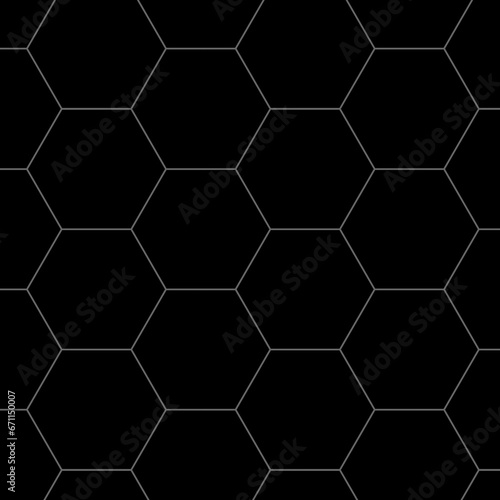 seamless hexagon pattern © Pornjun