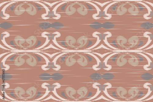 Ikat Fabric Paisley Embroidery Background. Ikat Designs Geometric Ethnic Oriental Pattern Traditional. Ikat Aztec Style Abstract Design for Print Texture,fabric,saree,sari,carpet.