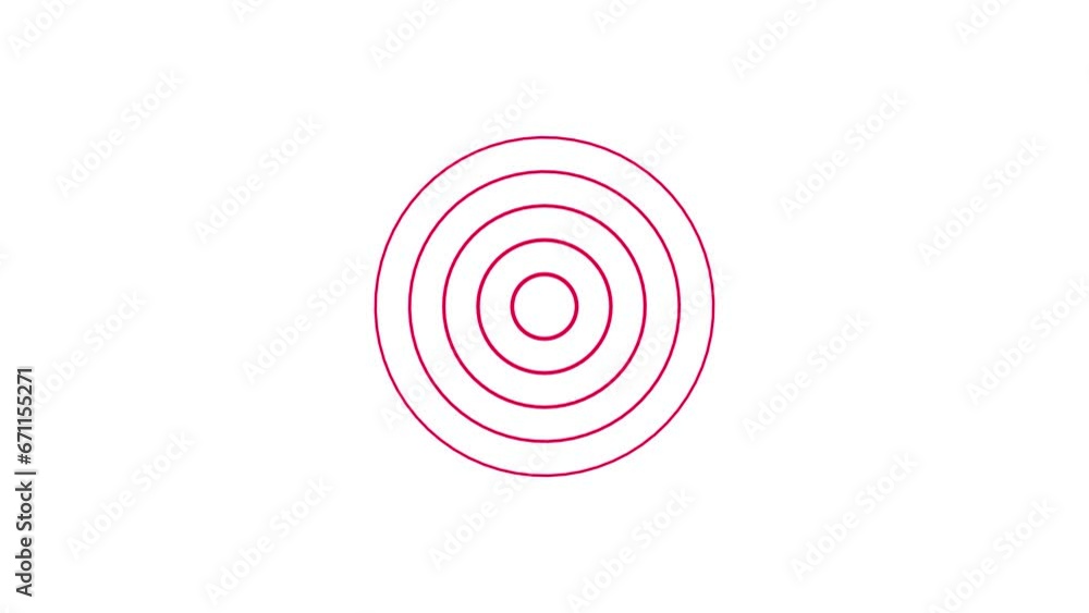 abstract radio waves or signal icon animation 4k abstract radio waves or signal icon animation 4k