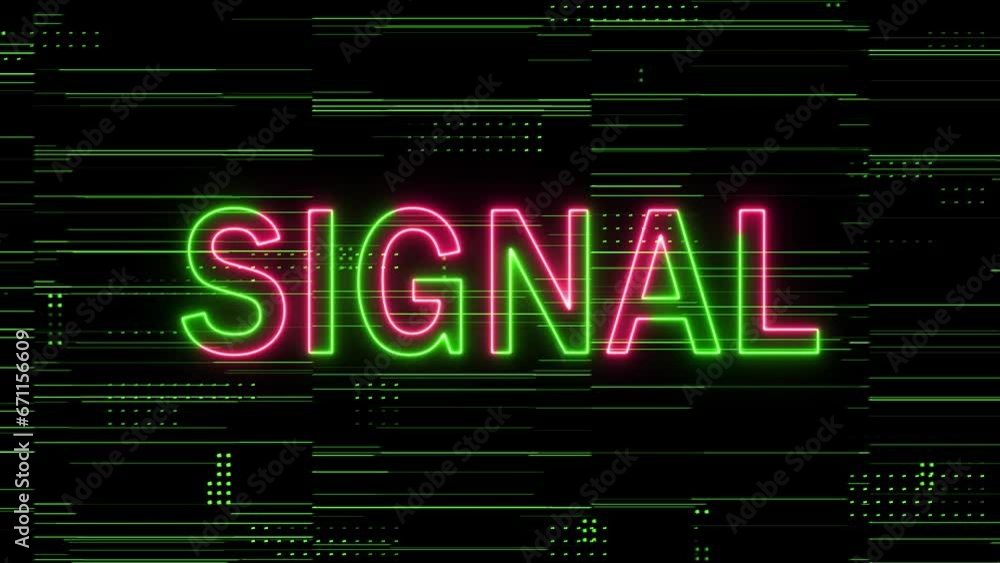 abstract glowing neon text animation on digital background 4k abstract glowing neon text animation on digital background 4k