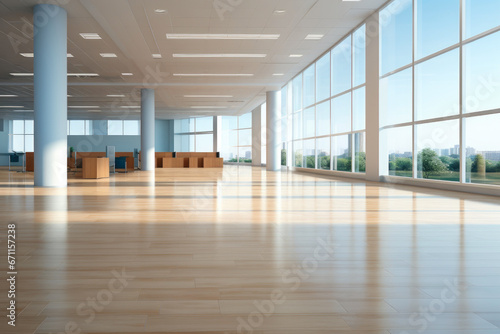 Professional Office Setting  Unoccupied Conference Area
