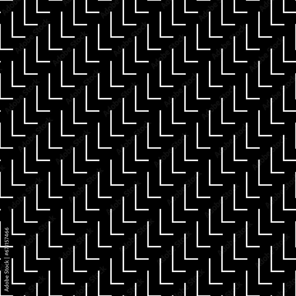 Seamless surface pattern design with polygons. L shape blocks wallpaper. Repeated mosaic figures background. Grid motif. Digital paper for page fills, web designing, textile print. Vector illustration Seamless surface pattern design with polygons. L shape blocks wallpaper. Repeated mosaic figures background. Grid motif. Digital paper for page fills, web designing, textile print. Vector illustration