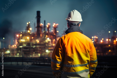 Industrial Inspector at an Oil Facility