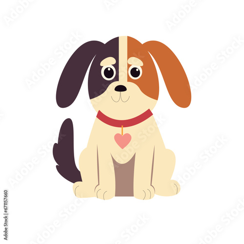 dog. Vector illustration of dog  icon