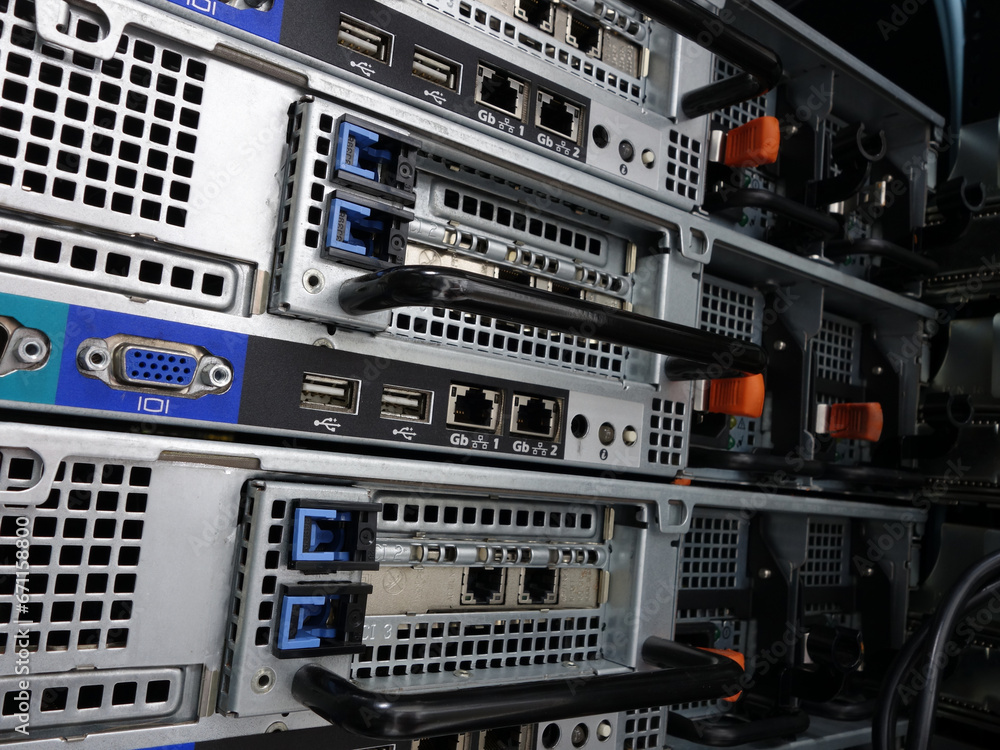 Naklejka premium server computer should be high performance, stable, able to serve a large number of users.