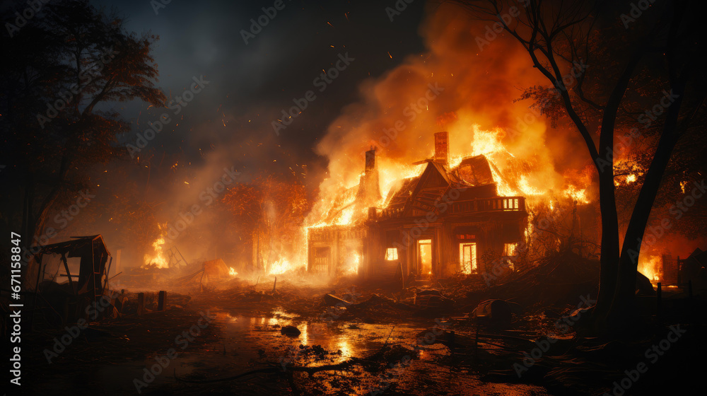 Firestorm Chaos: Aerial Bombing Impact Firestorm Chaos: Aerial Bombing Impact