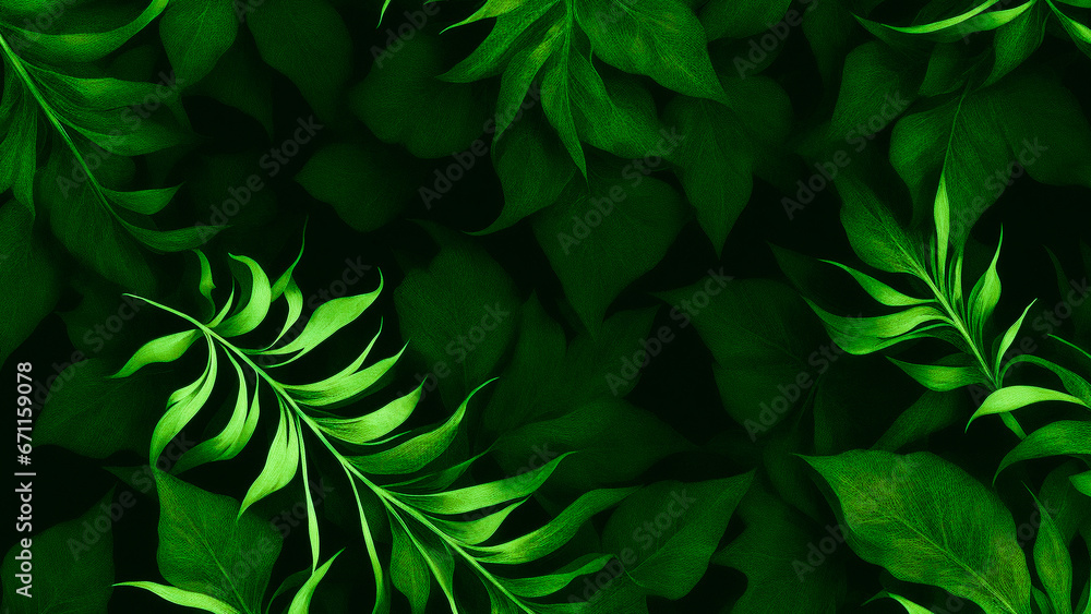 green leaves background green leaves background
